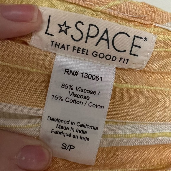 L*Space Alixandria Dress in Ravello Stripe - Picture 9 of 10